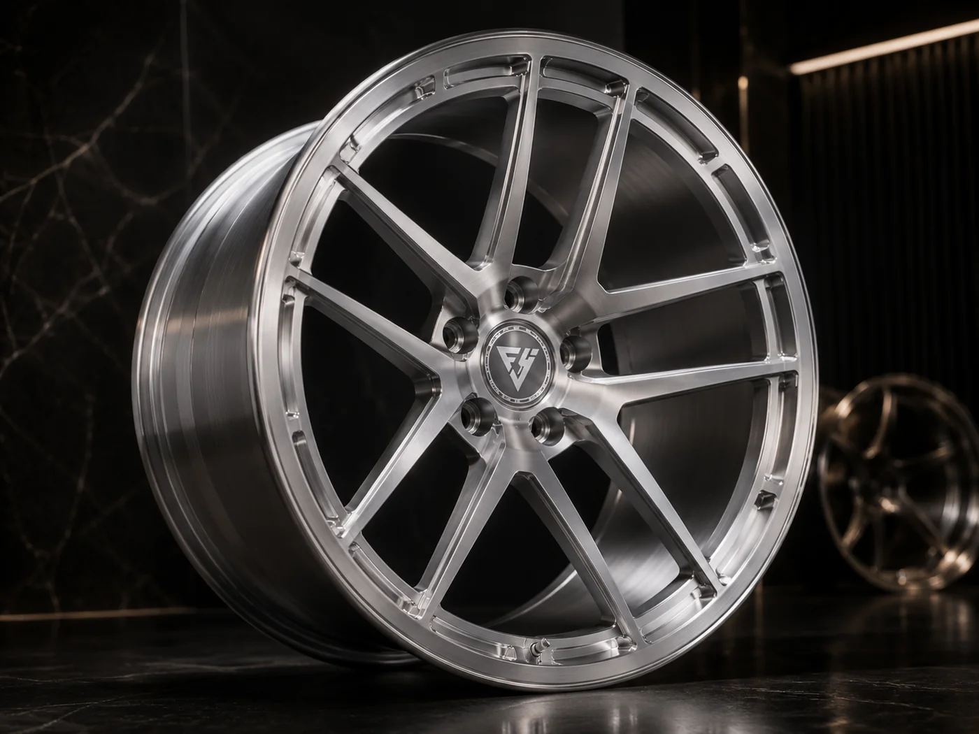 Custom forged wheel finish options