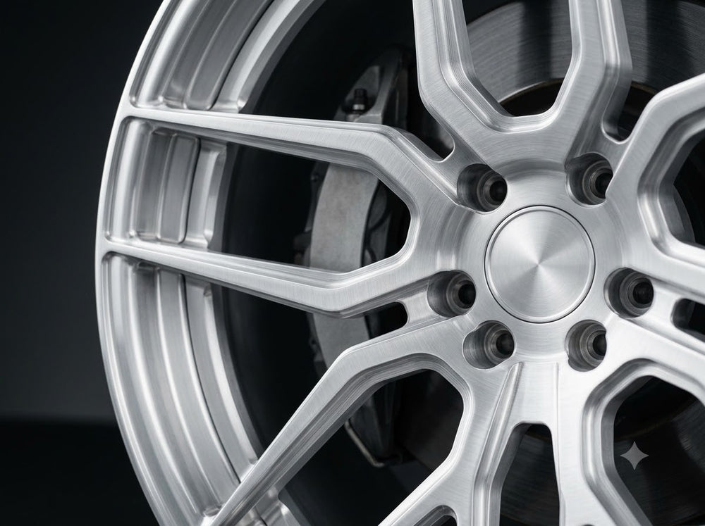 Brushed finish detail