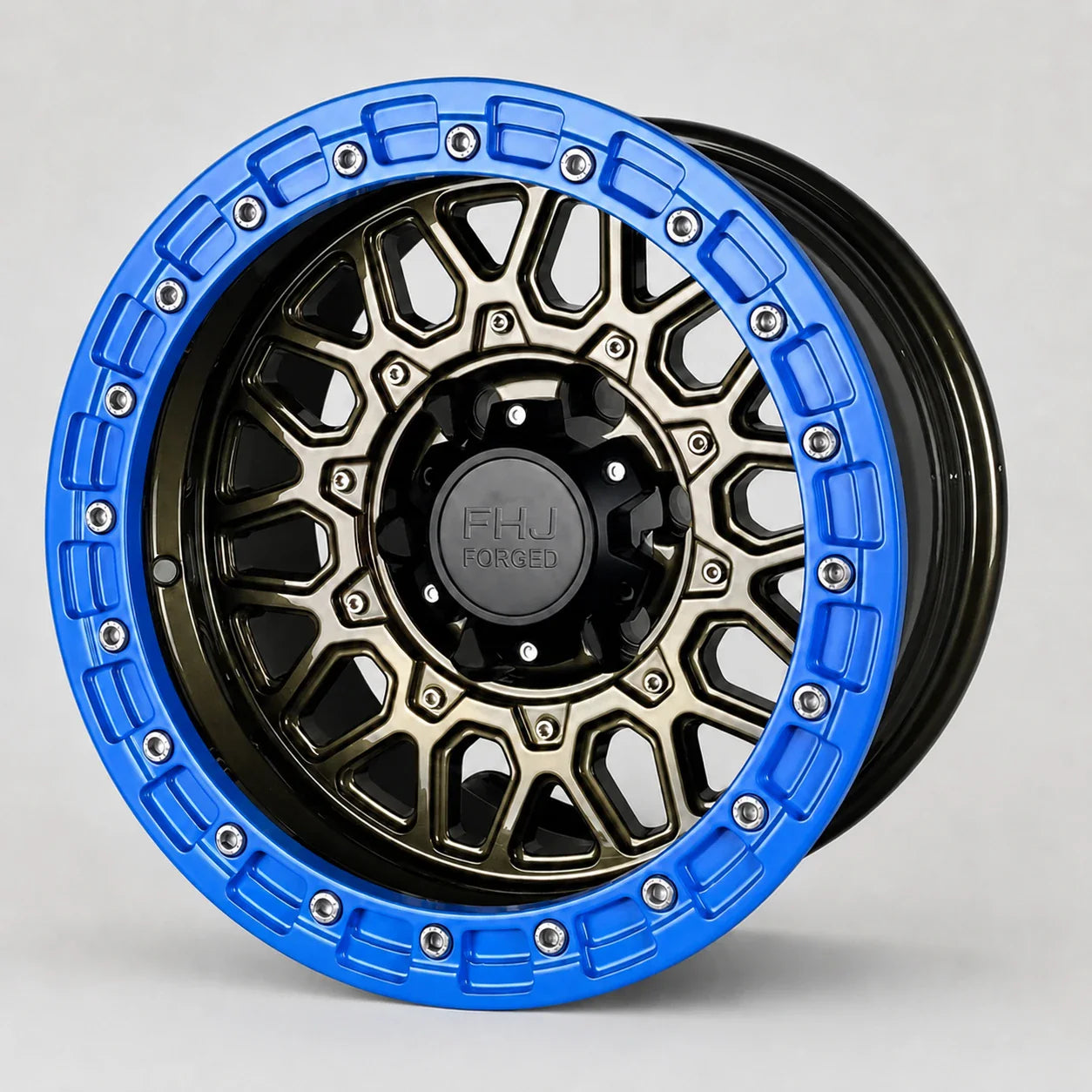 FHJ BS02 Deep Lip Beadlock-Style Forged Wheel